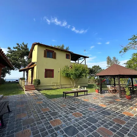 Sea Front Villa Myrat Epanomi Exterior photo